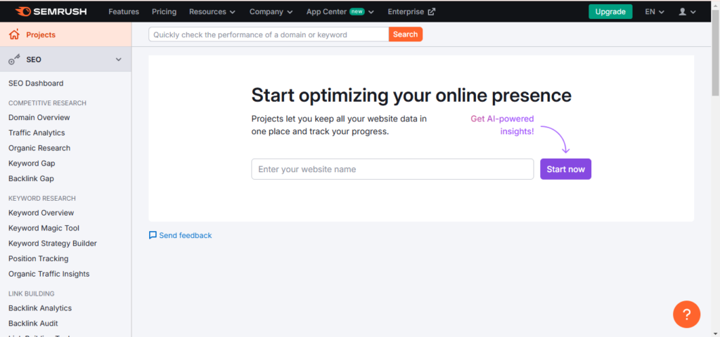 SEO and Digital Marketing Tool SEMrush Review