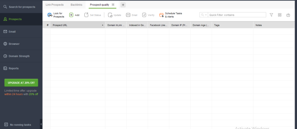 SEO PowerSuite LinkAssistant