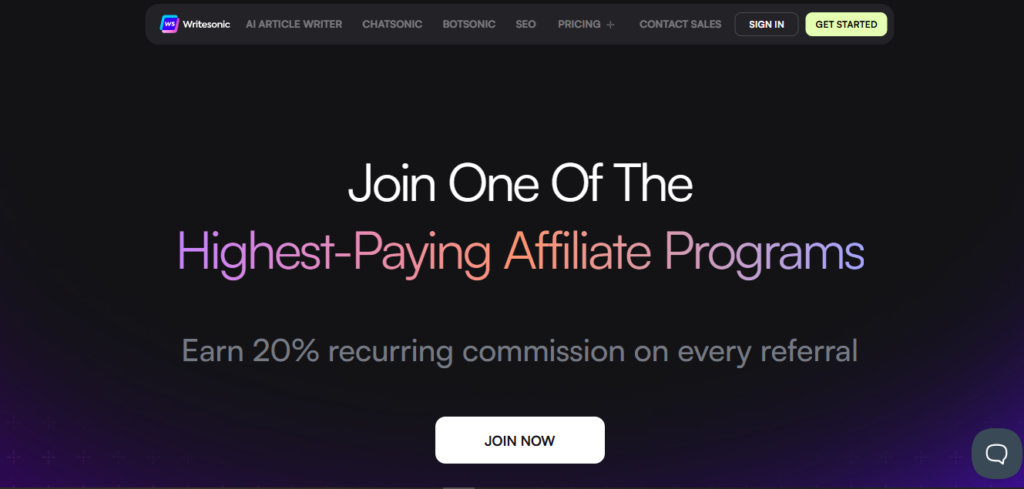 Writesonic Affiliate Program: Earn While You Promote