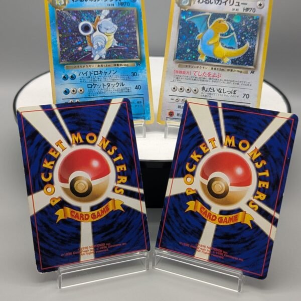 Old Back Rocket Pokemon Special Set 4 cards – Pokemon TCG Japanese