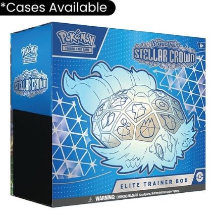 Pokemon Stellar Crown Elite Trainer Box – SV7