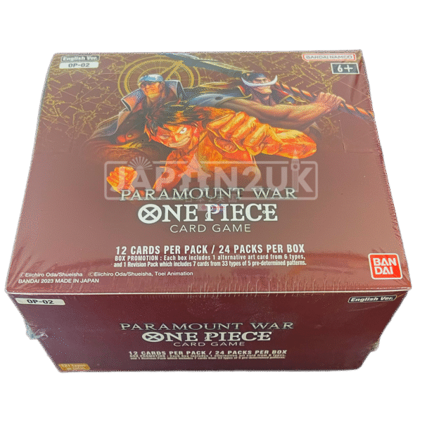 ONE PIECE PARAMOUNT WAR OP-02 ENGLISH BOOSTER BOX