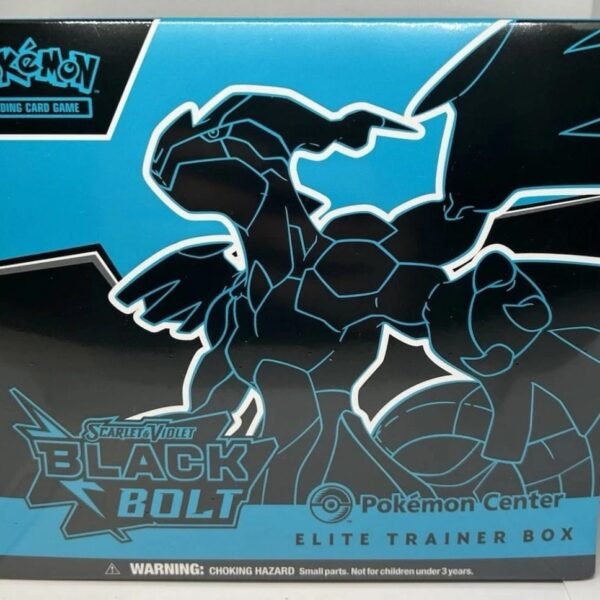 Pokémon TCG Scarlet & Violet: Black Bolt Elite Trainer Box (ETB) – Factory Sealed